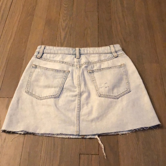 Free People NWT Jean skirt🔥🔥🔥🔥😍😍 - Picture 11 of 12